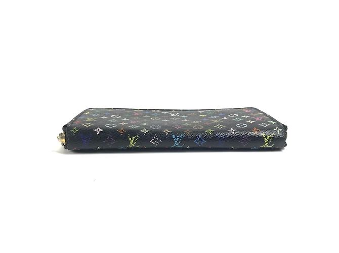 Louis Vuitton Monogram Multicolore Zippy Wallet Black Multiple colors - view 5