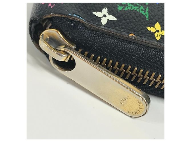 Louis Vuitton Monogram Multicolore Zippy Wallet Black Multiple colors - view 9