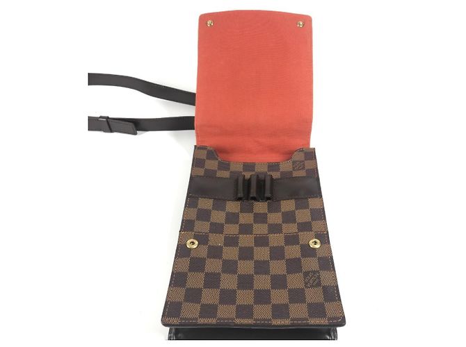 Borsa Portobello Damier Louis Vuitton Marrone - vista 9