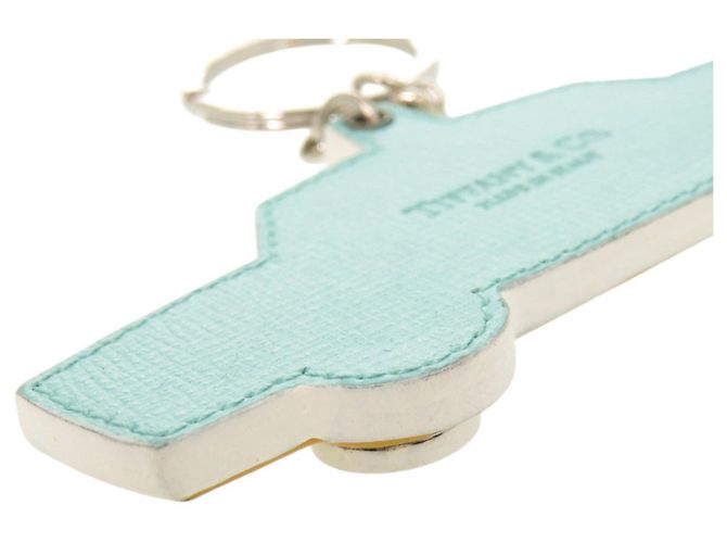 Tiffany & Co Portachiavi in pelle gialla Tiffany Taxi - vista 10