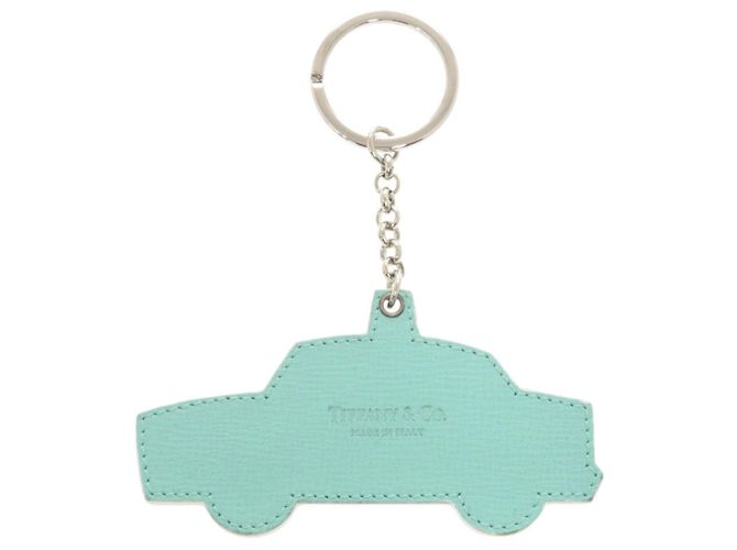 Tiffany & Co Portachiavi in pelle gialla Tiffany Taxi - vista 2