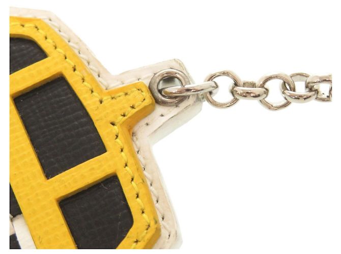 Tiffany & Co Portachiavi in pelle gialla Tiffany Taxi - vista 6