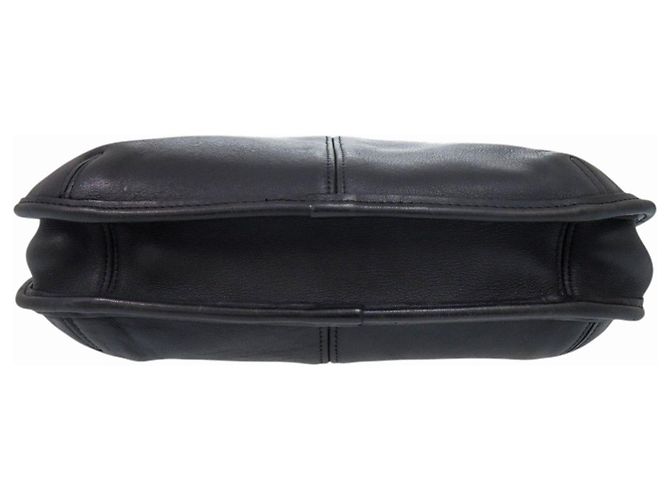 Borsa a mano in pelle nera Coach Ergo Nero - vista 4