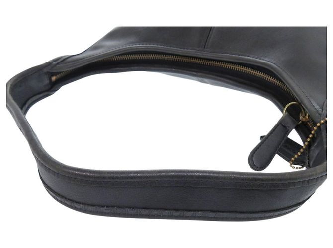Borsa a mano in pelle nera Coach Ergo Nero - vista 6