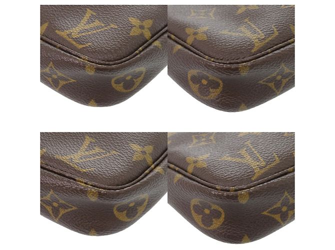 Pochette Accessoires Monogram Louis Vuitton Marrone Monogramma - vista 3