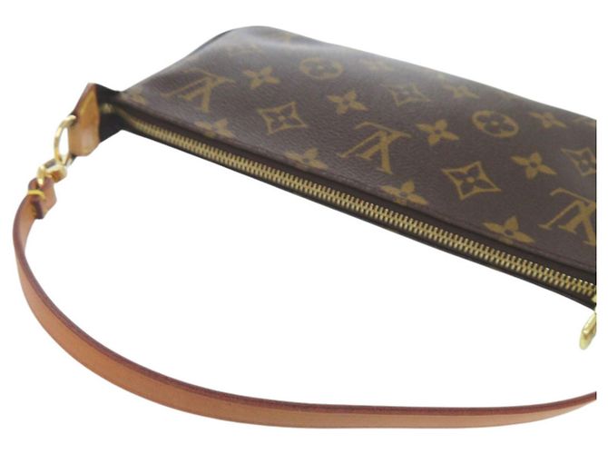 Pochette Accessoires Monogram Louis Vuitton Marrone Monogramma - vista 5