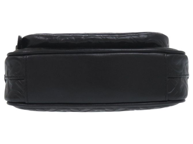 Borsa a tracolla in pelle Burberry con monogramma TB Nero - vista 3