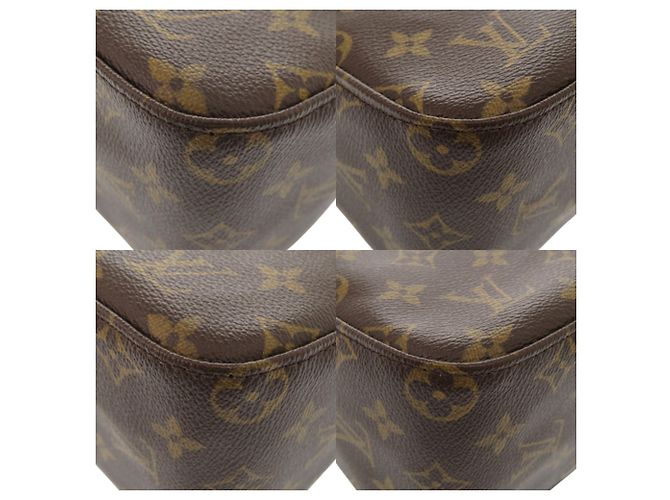 Borsa a Spalla Looping MM Monogramma Louis Vuitton Marrone - vista 4