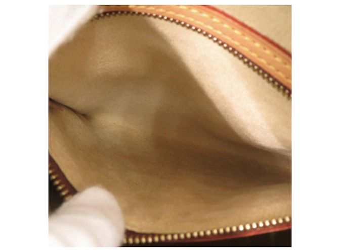 Borsa a Spalla Looping MM Monogramma Louis Vuitton Marrone - vista 7