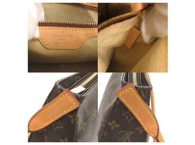 Borsa a Spalla Looping MM Monogramma Louis Vuitton Marrone - vista 9