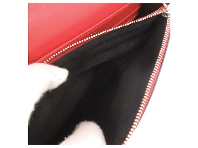 Borsa a spalla in pelle con borchie Varenne di Jimmy Choo Rosso - vista 7
