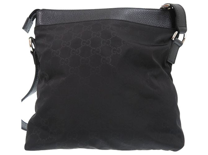 Gucci GG Muster Guccissima Schultertasche Schwarz - Ansicht 2
