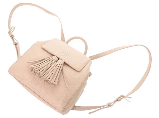 Tory Burch THEA MINI Leder-Rucksack Pink - Ansicht 5