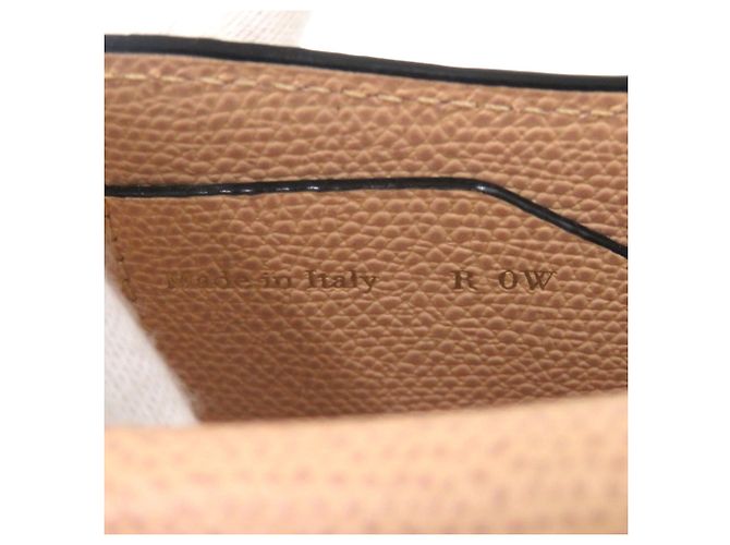 Borsa Valextra Iside 2 in 1 in pelle di vitello beige - vista 9