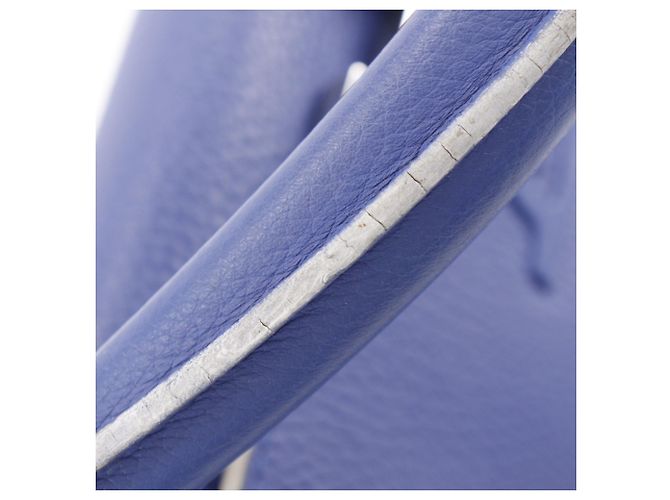 Borsa Capucines MM Louis Vuitton Bianco Blu - vista 13
