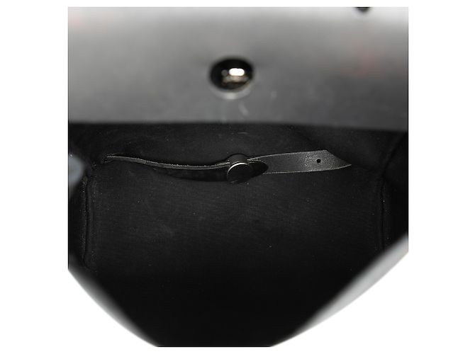 Hermès Black Toile Herbag GM Rucksack Schwarz - Ansicht 4