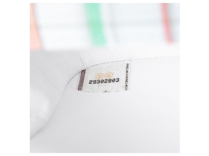Chanel Mini Retangular Verde Clássico Impresso em Couro de Bezerro com Aba Única Verde claro - vista 6