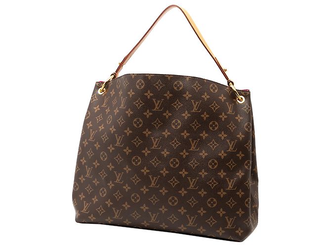 Louis Vuitton Borsa Graceful MM Monogram Marrone - vista 2