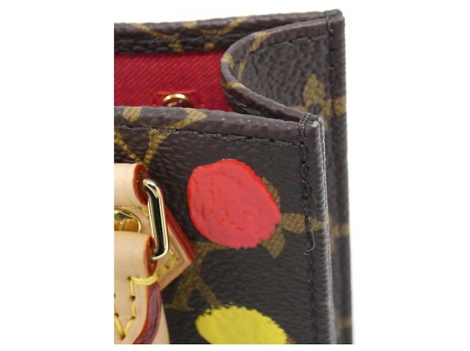 Borsa Petite Sac Plat Monogram Louis Vuitton Marrone - vista 4