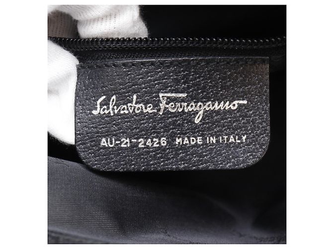 Borsa a Spalla Gancini Salvatore Ferragamo Nero - vista 13