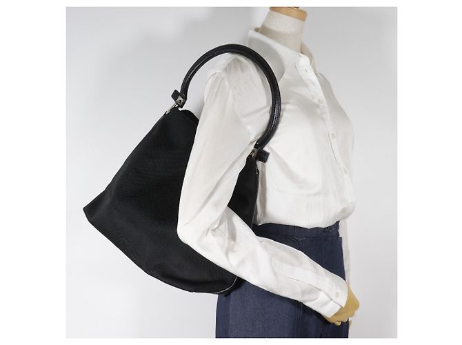 Borsa a Spalla Gancini Salvatore Ferragamo Nero - vista 14