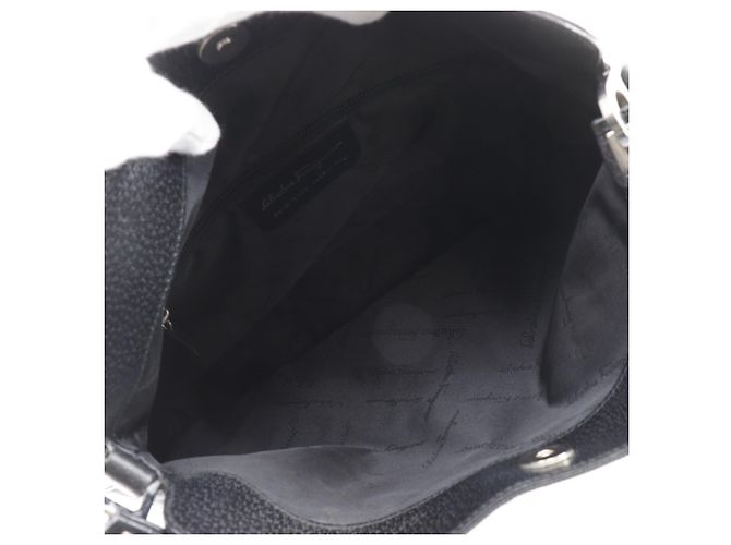 Borsa a Spalla Gancini Salvatore Ferragamo Nero - vista 5