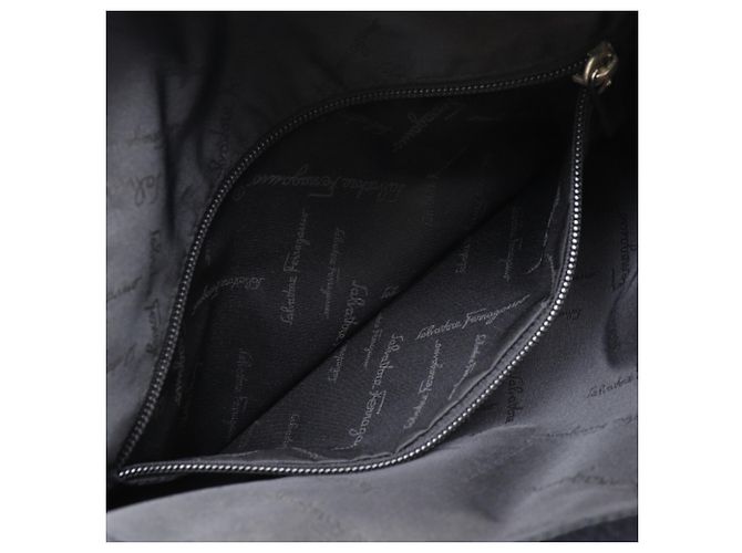 Borsa a Spalla Gancini Salvatore Ferragamo Nero - vista 6