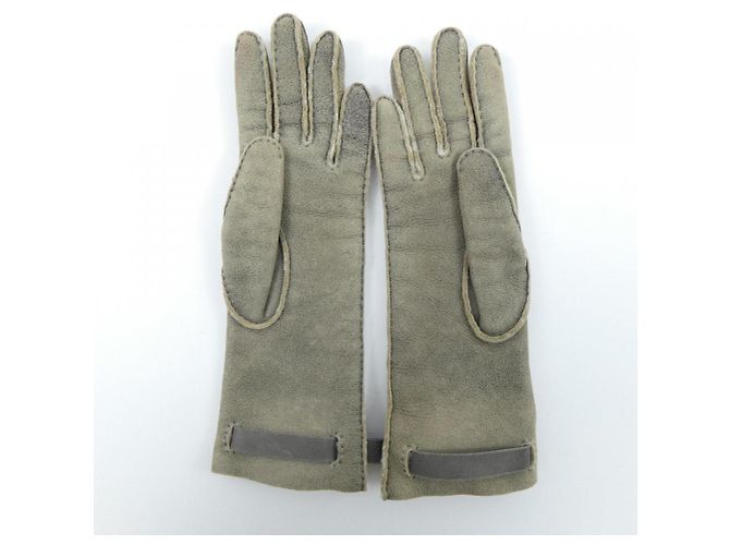 Guanti caldi khaki Hermès Cachi - vista 2