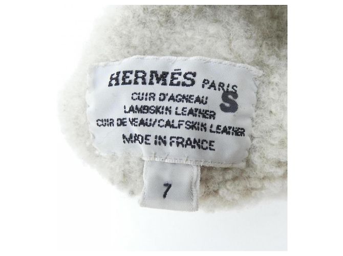 Guanti caldi khaki Hermès Cachi - vista 3