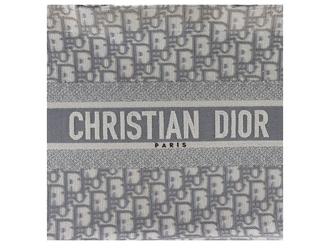 Borsa Book Tote Medium Christian Dior Grigio - vista 16