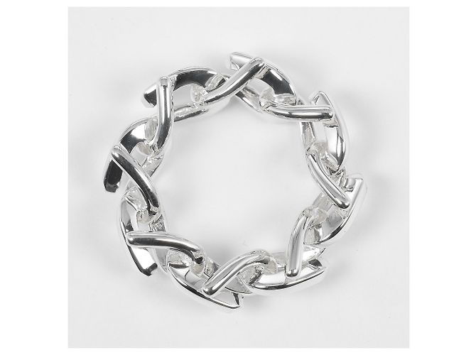 Anello Forgelink Alta Lucentezza di Tiffany & Co. Argento - vista 9