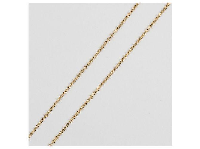 Collana a forma di cuore pavé Tiffany & Co. in oro giallo 18K D'oro - vista 4