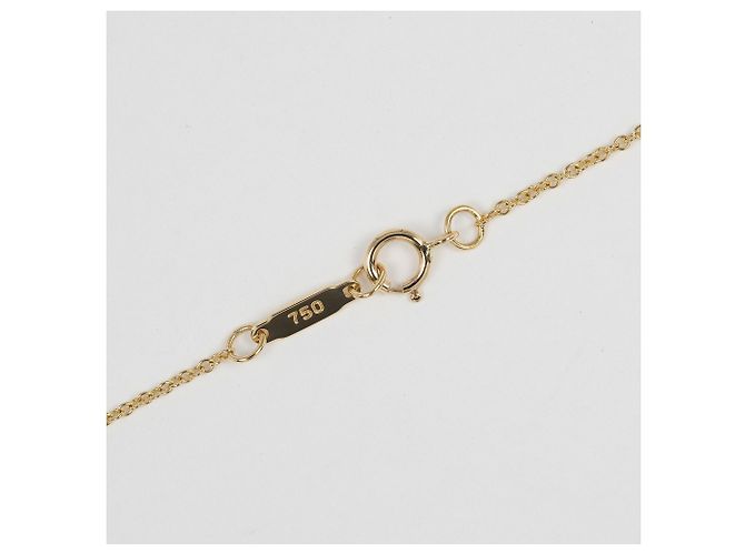 Collana a forma di cuore pavé Tiffany & Co. in oro giallo 18K D'oro - vista 6