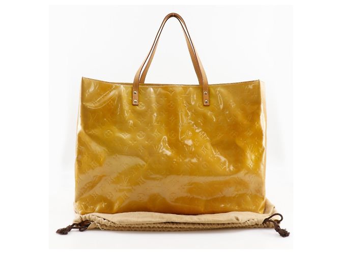 Borsa Reed GM Tote/Boston di Louis Vuitton Beige Giallo - vista 17