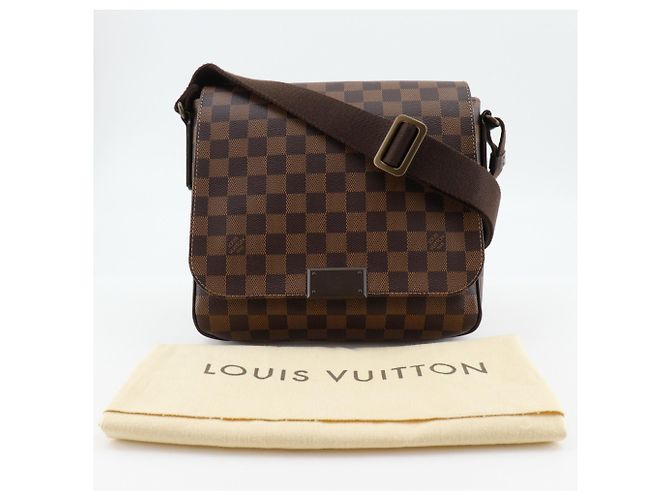Borsa a Spalla District PM Louis Vuitton Marrone - vista 16