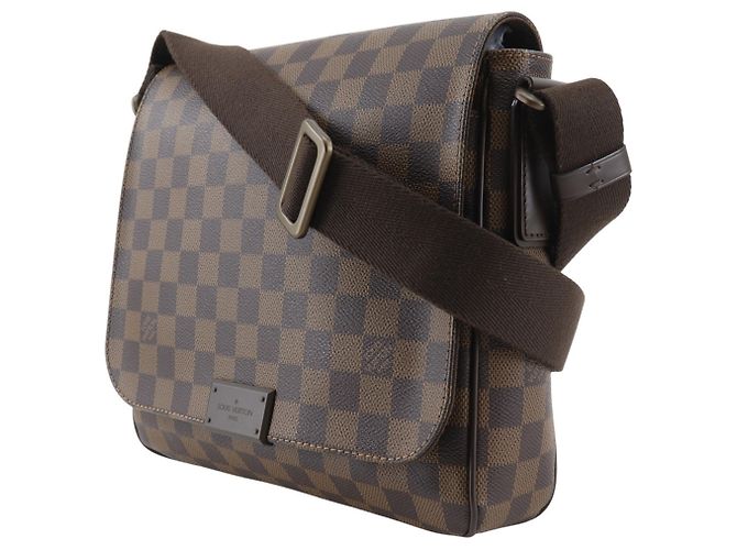 Borsa a Spalla District PM Louis Vuitton Marrone - vista 2
