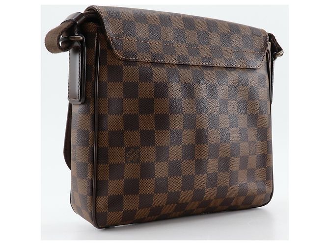 Borsa a Spalla District PM Louis Vuitton Marrone - vista 3