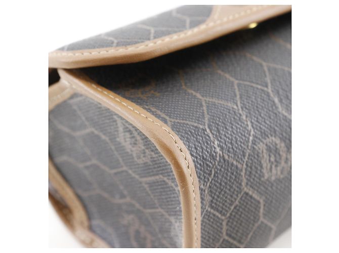 Pochete com padrão de favo de mel Christian Dior Marrom Castanho escuro - vista 4