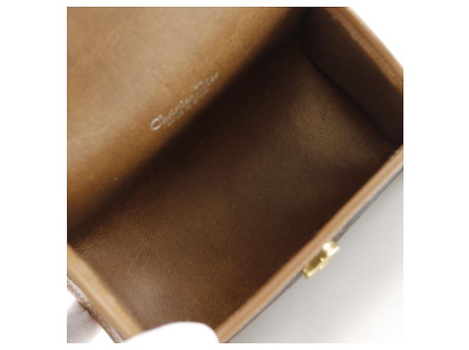 Pochete com padrão de favo de mel Christian Dior Marrom Castanho escuro - vista 6
