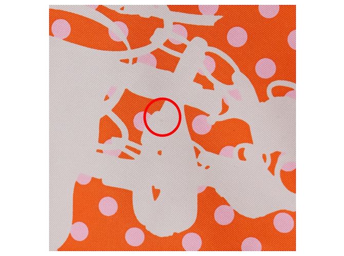 Borsa a Spalla Silky City PM di Hermès Arancione - view 9