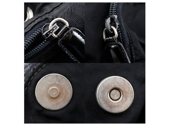 Prada Nylon-Rucksack / Tagesrucksack Schwarz - Ansicht 15