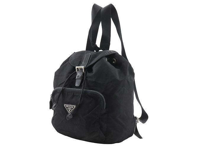 Prada Nylon-Rucksack / Tagesrucksack Schwarz - Ansicht 2