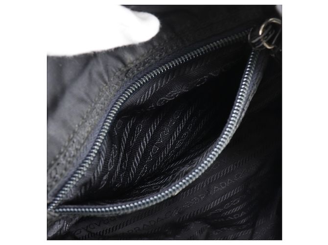 Prada Nylon-Rucksack / Tagesrucksack Schwarz - Ansicht 6