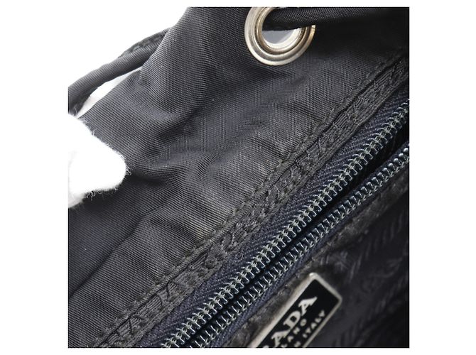 Prada Nylon-Rucksack / Tagesrucksack Schwarz - Ansicht 8