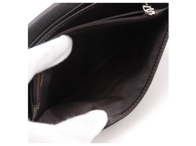Céline Cartera Larga Triomphe Celine en Denim Marino Azul marino - vista 12