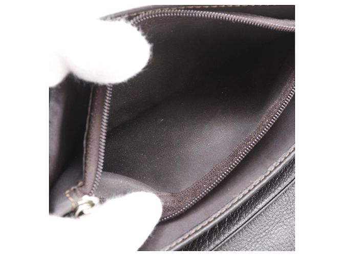 Céline Cartera Larga Triomphe Celine en Denim Marino Azul marino - vista 13