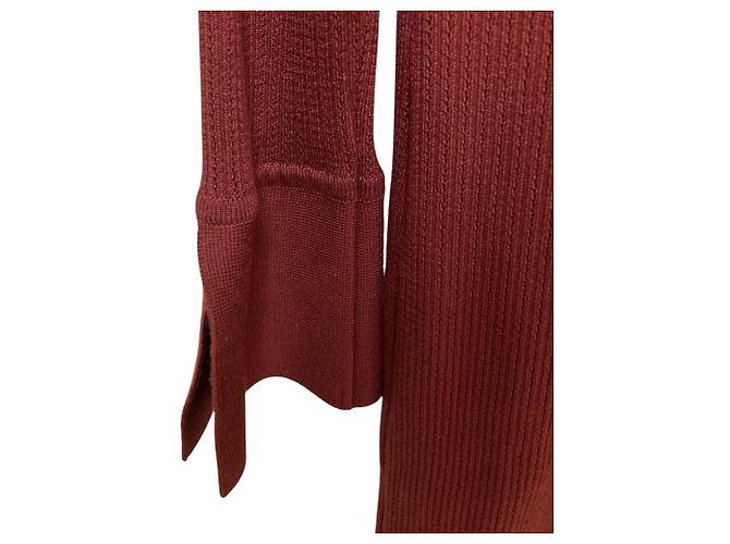 Autre Marque Cardigan Slender FOXEY Castaño Burdeos - vista 4