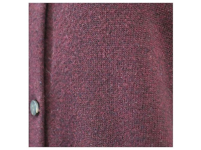Hermès Hermes Wollstrickjacke Braun Bordeaux - Ansicht 4