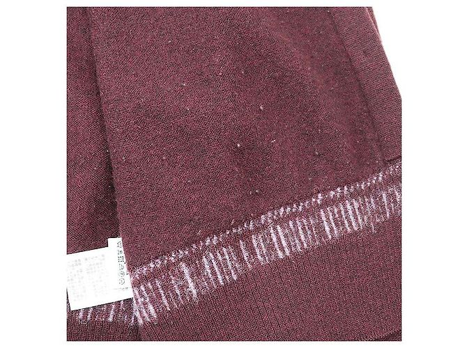 Hermès Hermes Wollstrickjacke Braun Bordeaux - Ansicht 9