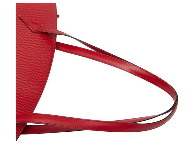 Saint-Jacques Epi Einkaufstasche von Louis Vuitton Rot - Ansicht 9